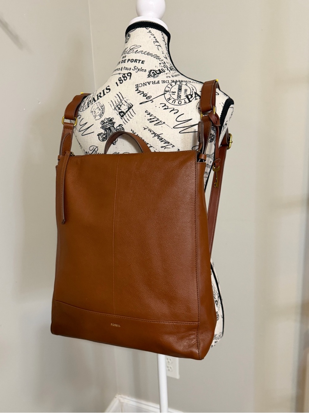 Fossil Elina Convertible Backpack Shoulder Bag Crossbody - Picture 3 of 14